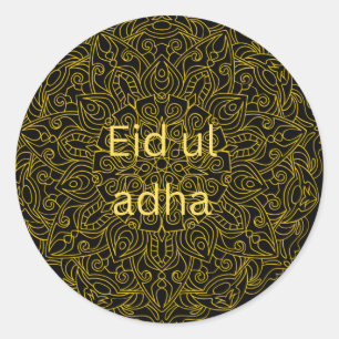 "Eid ul Adha Islamic Mandala Classic Round Sticker