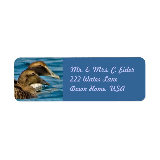 Eider Address Labels (Front)