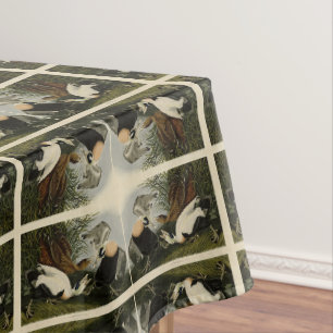 Eider Duck, Common Eider, Audubon Birds of America Tablecloth