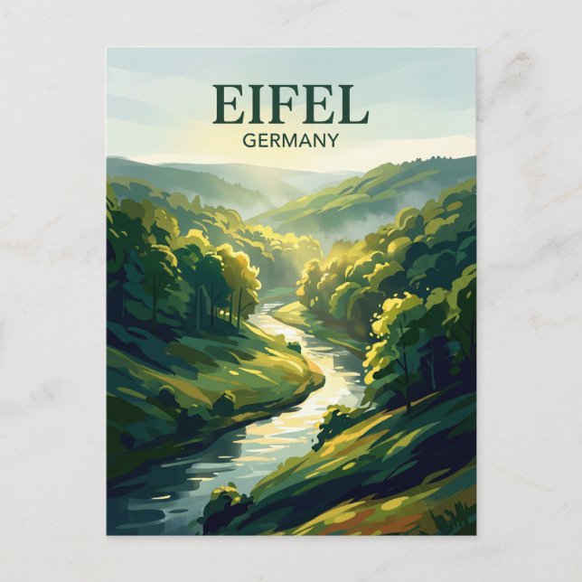Eifel National Park Germany Postcard (Front)