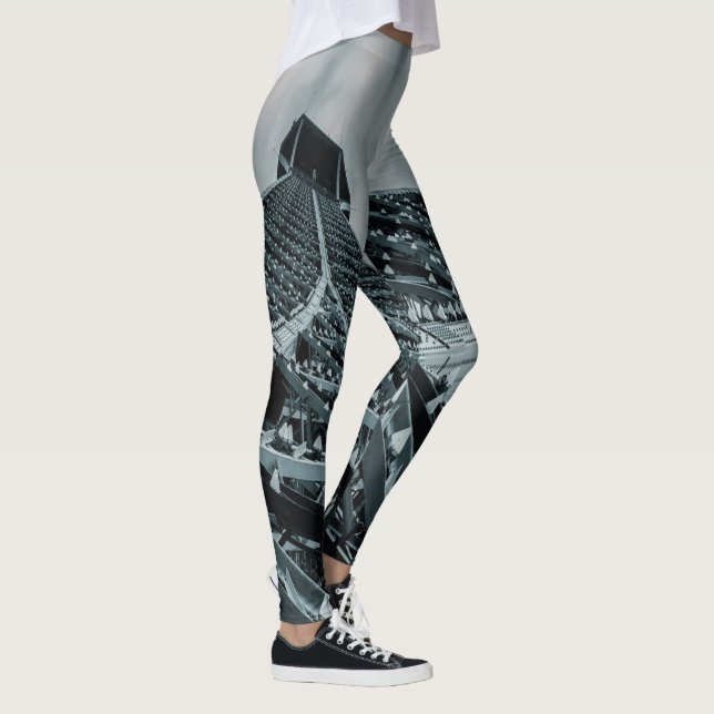 Eifel tower Paris Steel and the sky  Leggings (Right)