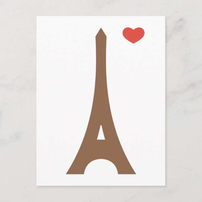 Eiffel in love... postcard (Front)