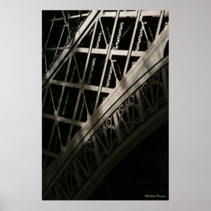 Eiffel in Shadow Poster