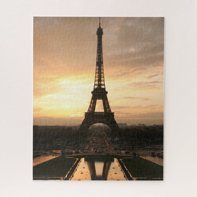 eiffel sunrise jigsaw puzzle (Vertical)
