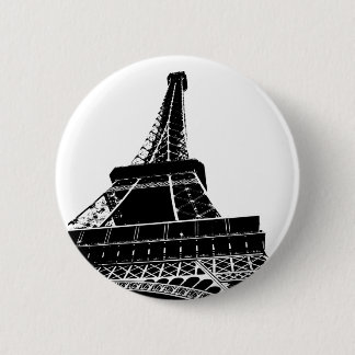 Eiffel Tower 2 Inch Round Button