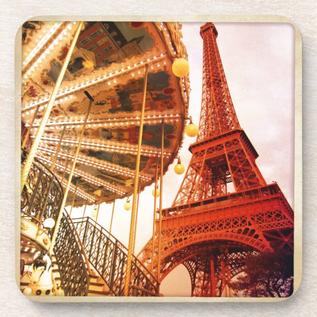 Eiffel Tower and Carrousel Coaster (Front)