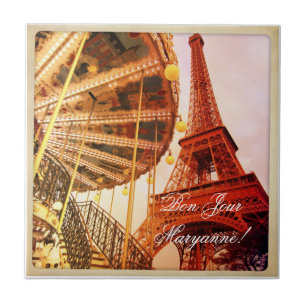 Eiffel Tower and Carrousel Tile