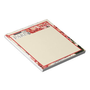 Eiffel Tower and hydrangea  Notepad