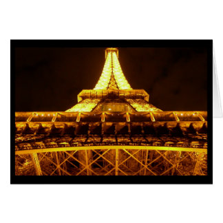 Eiffel Tower at Night (Blank)