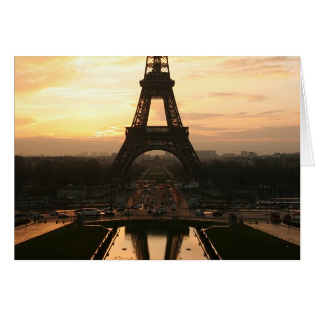 Eiffel Tower at sunset (Front Horizontal)