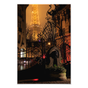 Eiffel Tower Avenue Rapp Photo Print