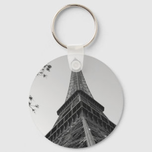 Eiffel Tower b/w Keychain