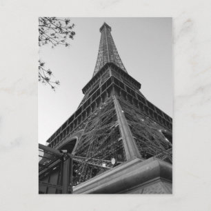 Eiffel Tower b/w Postcard