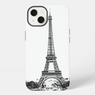 Eiffel tower black and white iPhone 13 case