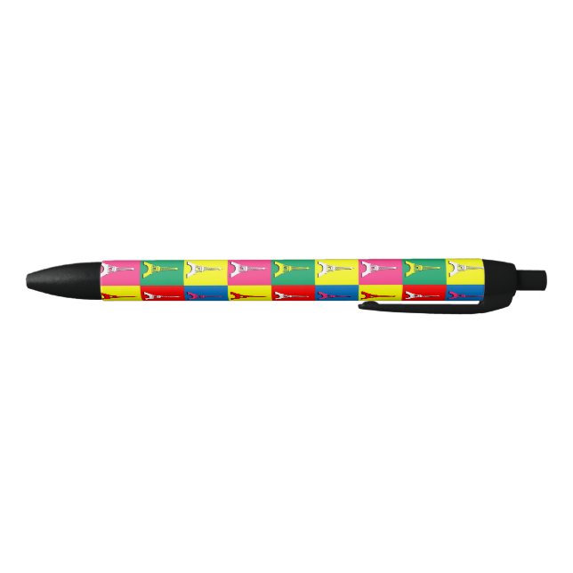 Eiffel Tower Black Ink Pen (Bottom)