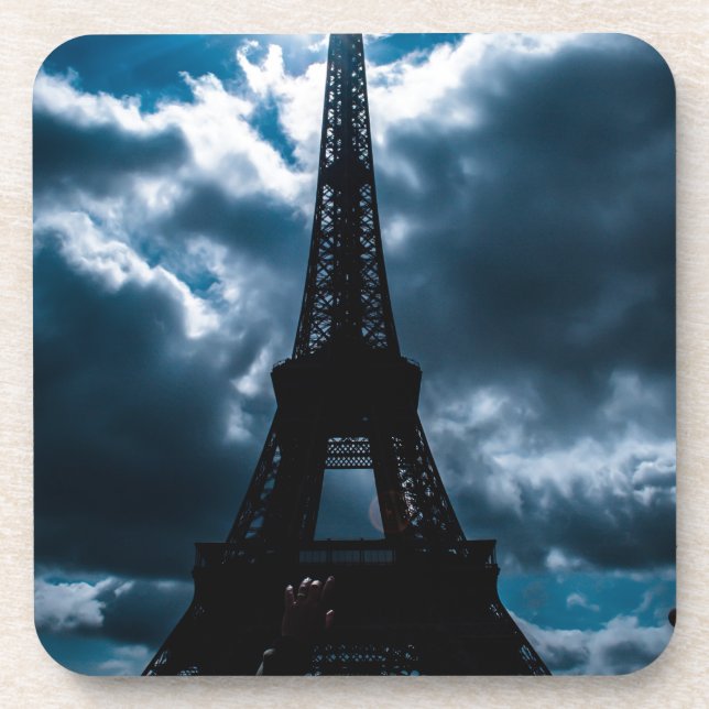 Eiffel Tower Blue Night Coaster (Front)