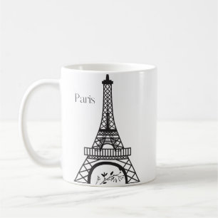 Eiffel Tower Bonjour Paris Mug
