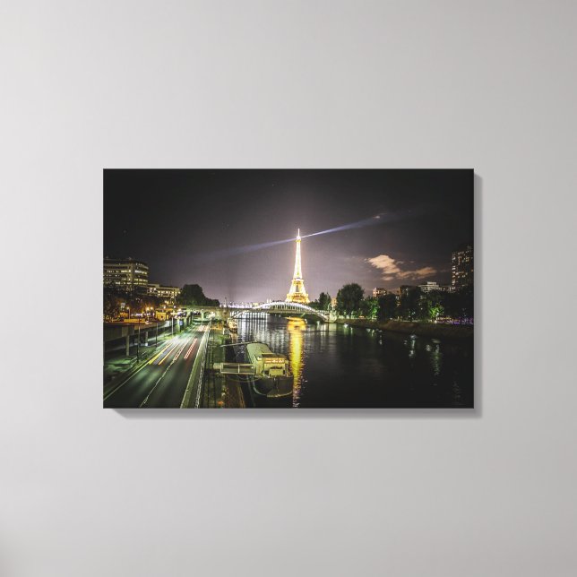 Eiffel Tower Canvas Print (Front)