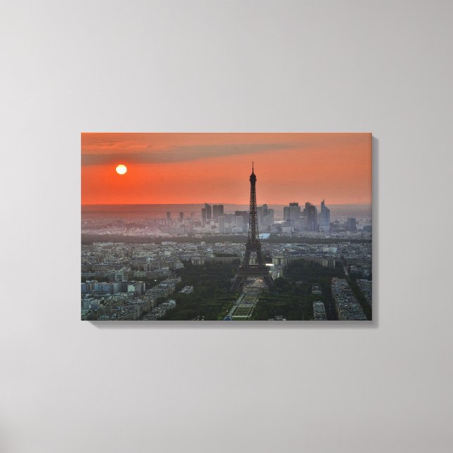 Eiffel Tower Canvas Print (Front)