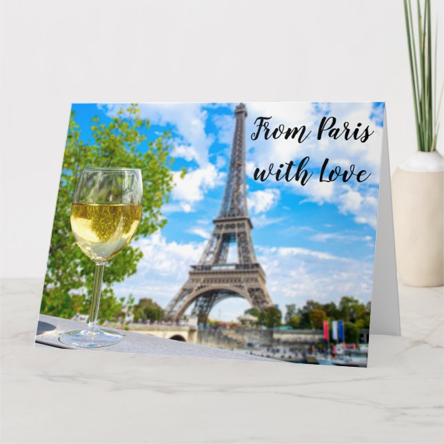Eiffel tower card (Front)