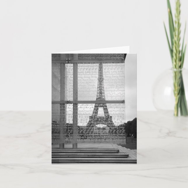 Eiffel Tower Card (Front)