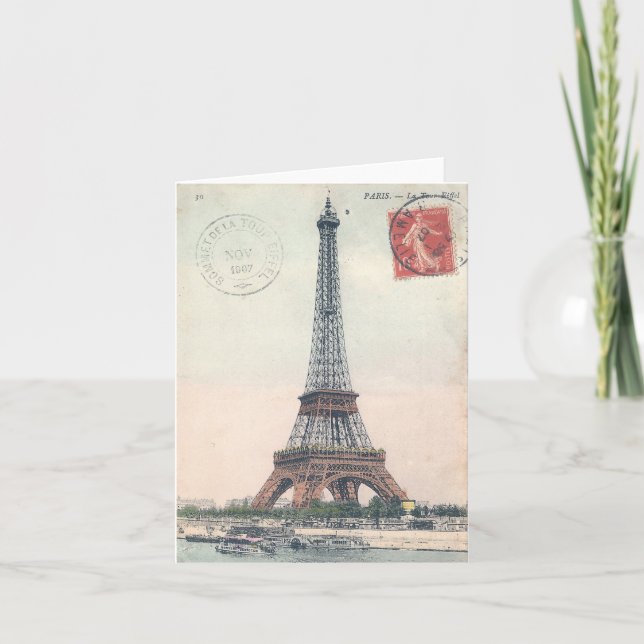 Eiffel Tower Card (Front)
