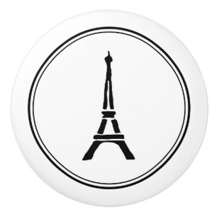 Eiffel Tower Ceramic Knob