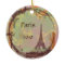 Eiffel Tower Christmas Tree Ornament