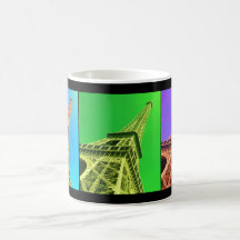 Eiffel Tower Colorized Coffee Mug