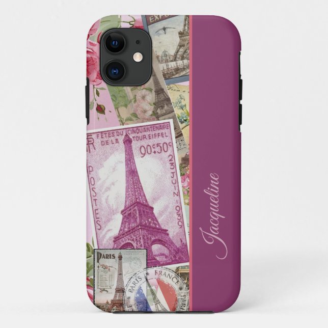 Eiffel Tower Coquette Personalized Phone Case (Back)