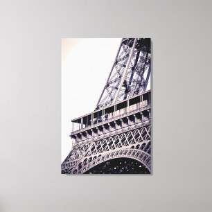 Eiffel Tower Detail, Paris, France Canvas Print