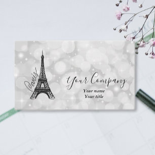 Eiffel Tower Elegance Business Card