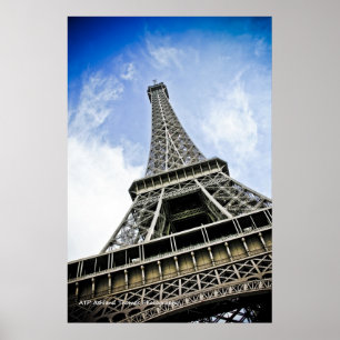 Eiffel Tower Framed Picture Poster