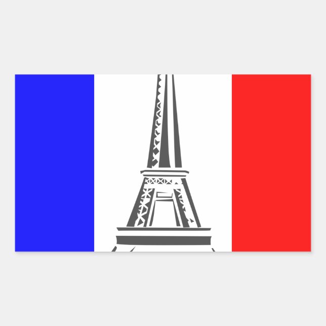 Eiffel Tower France Sticker (Front)
