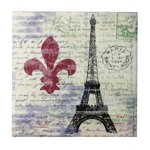 Eiffel Tower France Tile