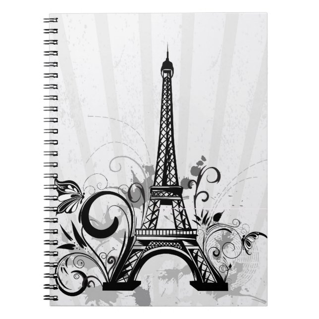 Eiffel Tower French Notebook (Front)
