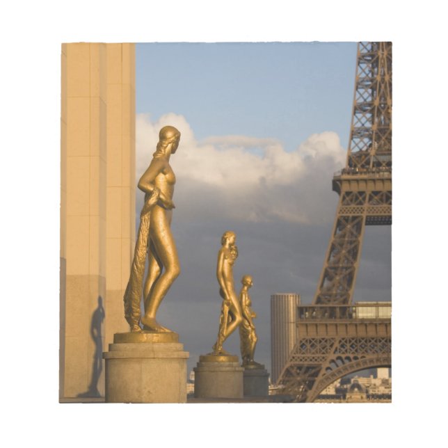 Eiffel Tower from the Palais de Chaillot, Paris, Notepad (Front)