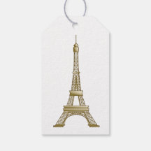 Eiffel Tower Gift Tag