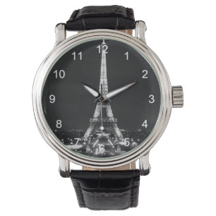Eiffel Tower in Black and White Watch