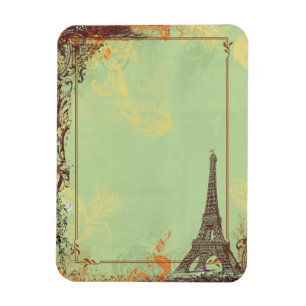 Eiffel Tower in Green Magnet