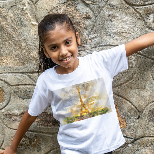 Eiffel Tower in Paris during sunset nr1 T-Shirt