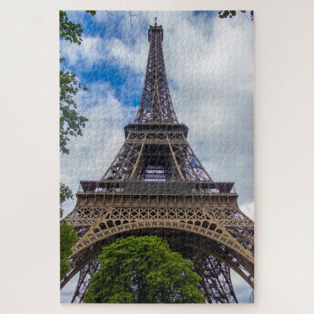 Eiffel tower in Paris, France Jigsaw Puzzle (Vertical)