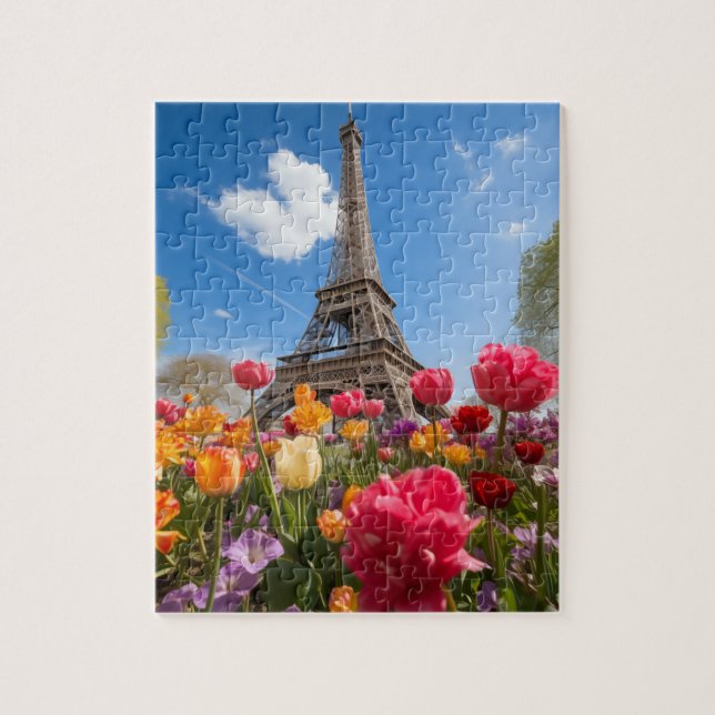 Eiffel Tower in Paris Jigsaw Puzzle (Vertical)
