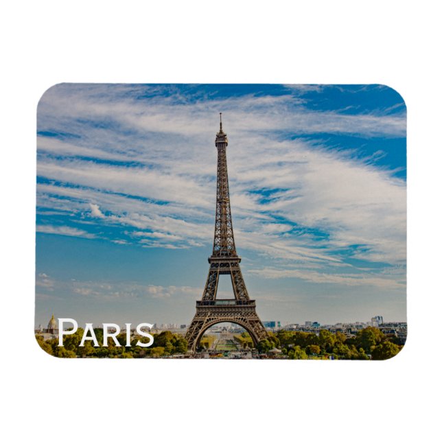 Eiffel tower in Paris Magnet (Horizontal)