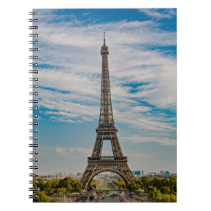 Eiffel tower in Paris Notebook