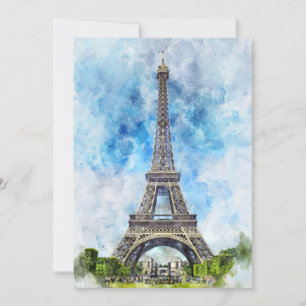 Eiffel Tower in Paris nr2 Thank You Card