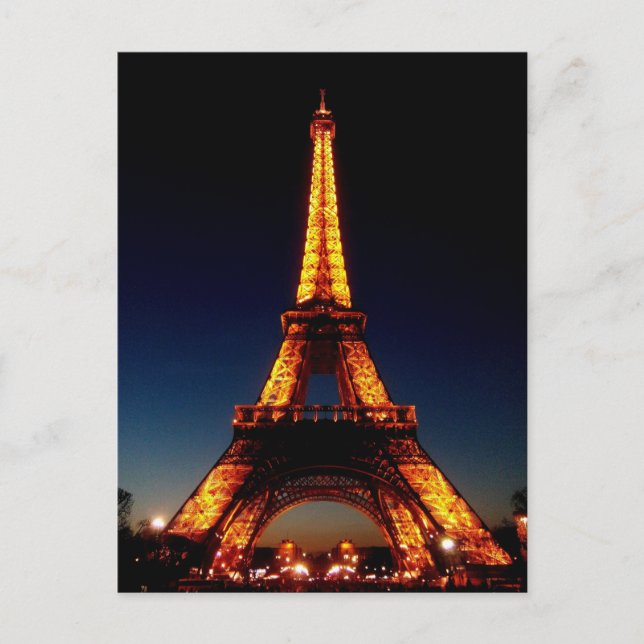 Eiffel tower in Paris Postcard (Front)