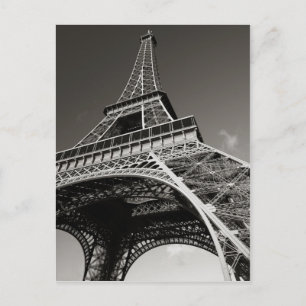 eiffel tower in paris postcard