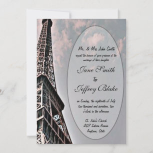 Eiffel Tower Invitation