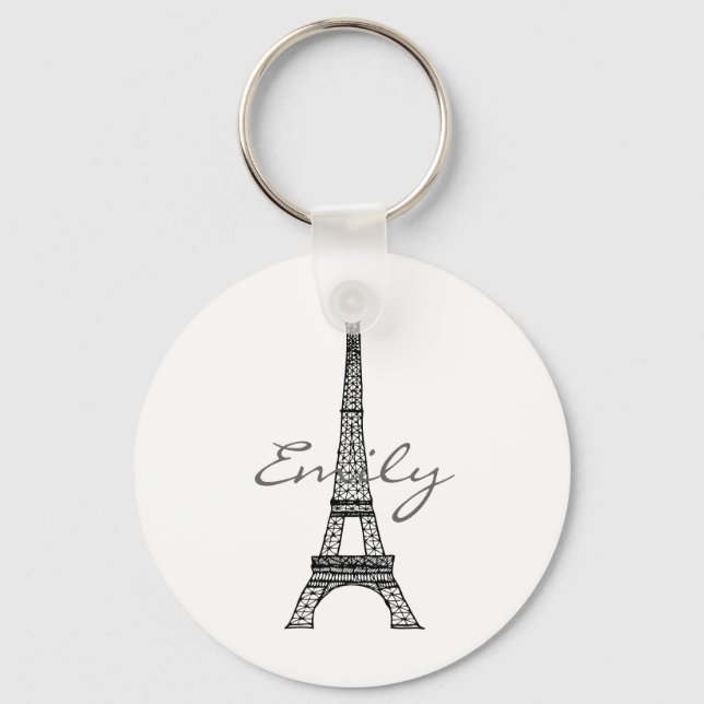 Eiffel Tower Keychain (Front)